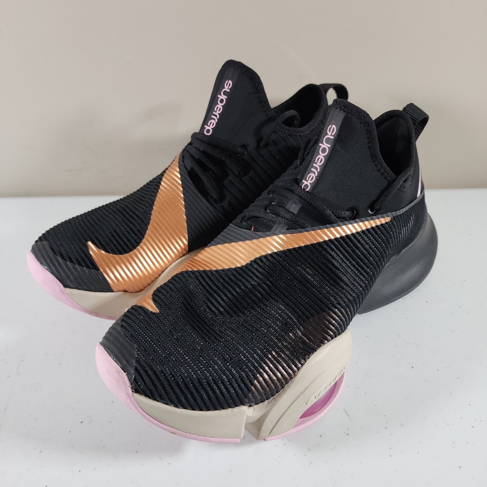 Nike Air Zoom SuperRep Black Metallic Copper BQ7043-086 Womens Size 9.5 - Picture 5 of 13